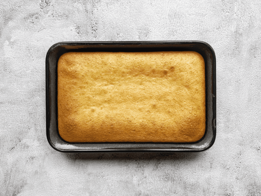 Sinaasappelcake uit de oven