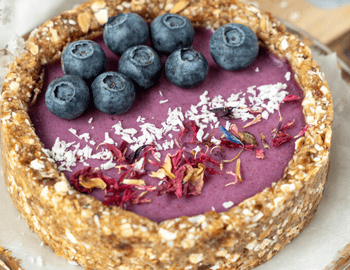 No-bake Ube kokos cake No-bake Ube kokos cake