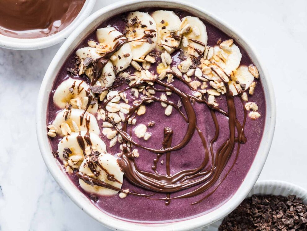 Nutella açaí bowl Nutella açaí bowl
