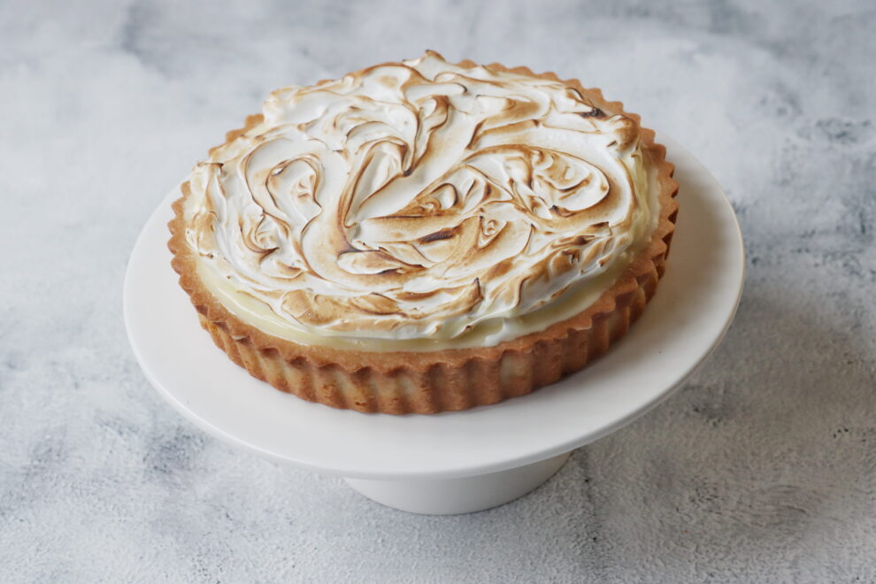 Citroen meringue taart