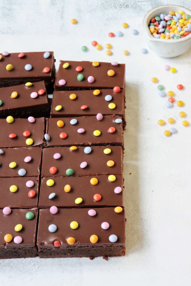 Cosmic brownies met smarties