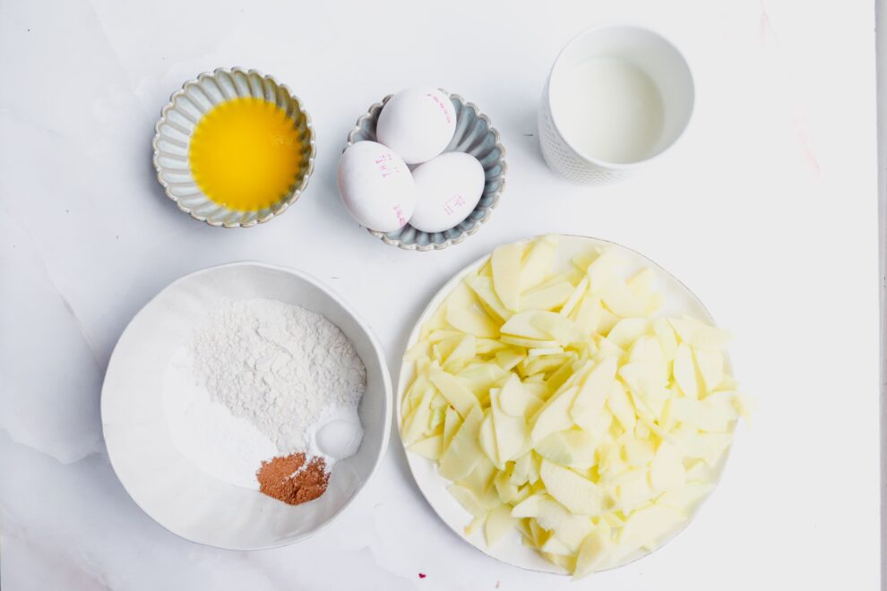 ingrediënten invisable appel cake