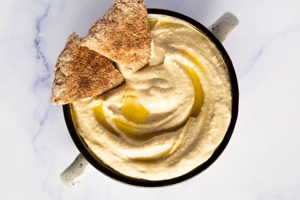 Zelfgemaakte Hummus