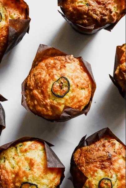 Hartige Cheddar Jalapeno Muffins