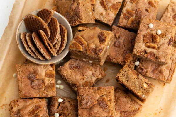 Stroopwafel blondies Stroopwafel blondies