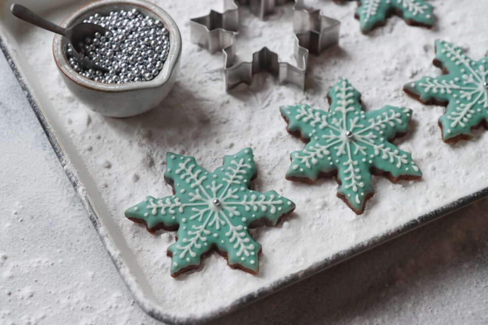 Sneeuwvlok koekjes